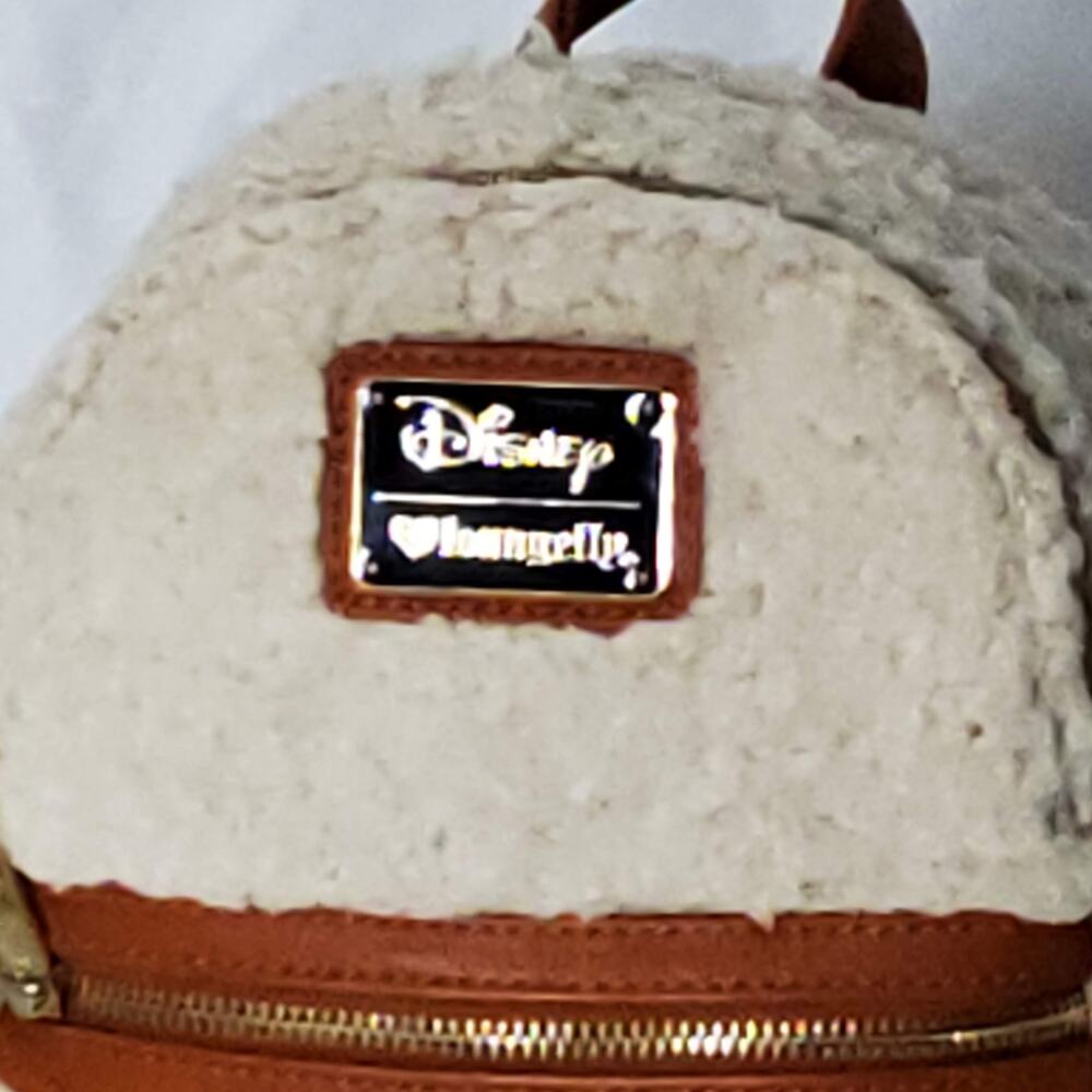 Loungefly FROZEN Sherpa Mini Backpack | Convertible | 2017 | Heart Logo